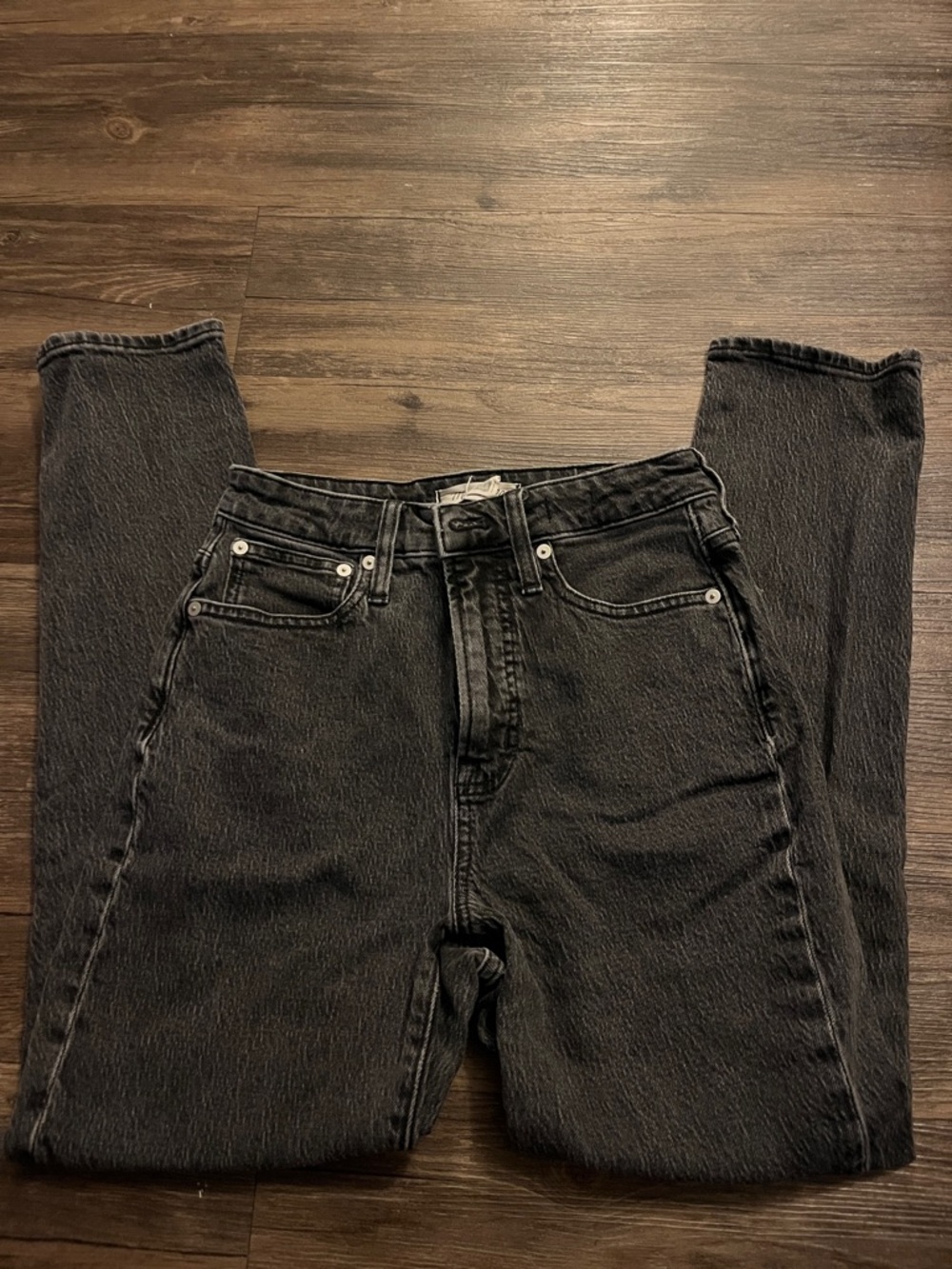 Madewell High-Waist Black Denim Jeans